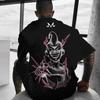 New Anime Dragon Ball Majin Buu Printed Short Sleeve T-shirt Men's and Women's T-shirt Men's Top Sports T-shirt Harajuku Y2K Tee