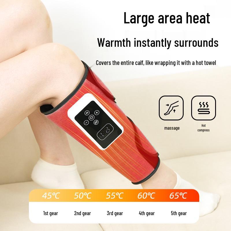 Beauty Leg Massager: Fully Automatic Foot and Leg Kneading with Heat Therapy