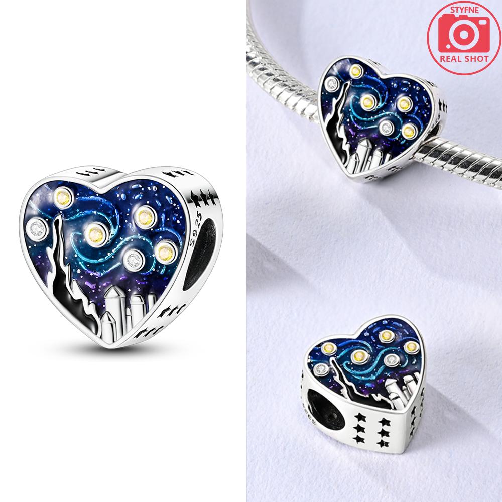 Copper Original Bead Inlaid Zirconium Bowknot Love Heart Balloon Charms Pendants Fit Bracelet Diy Jewelry Marking