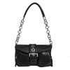 Texture Fashionable Women'S Bag Autumn Locomotive Bag Temperament Underarm Bag Shoulder Bag Chain Small Square Bag