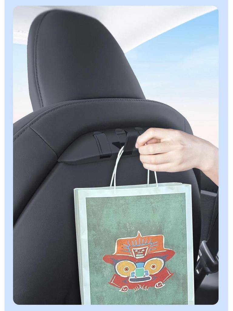 Updated Rear Seat Backrest Hook Cover for Tesla Model 3Y