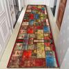 Boho Non-slip Corridor Carpet Decor Home Lobby Doorway Runners Rugs Bedside Aisle Washable Rug Hotel Stairs Hallway Floor Mats