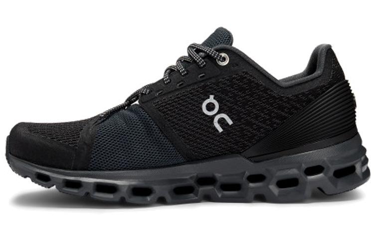 On Cloudstratus Running Shoes Women s Low Top Black 29.99844 37