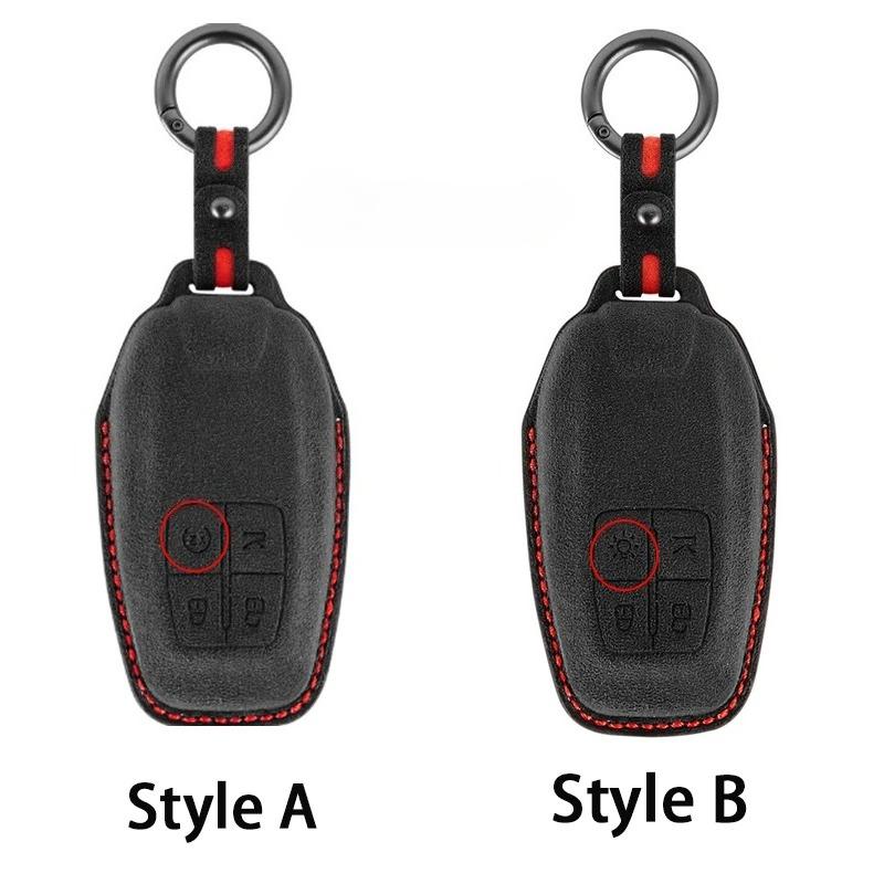Car Key Case Cover Shell Fob for Ferrari 488 Roma SF90 F8 Protofino 812 458 F430 4 Buttons Car Remote Keychain Accessories JG9