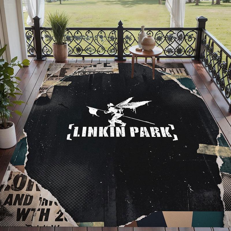 Soft Floor Carpet Linkin Park Pattern Area Rug Decorative Mat For Home Room Decoration