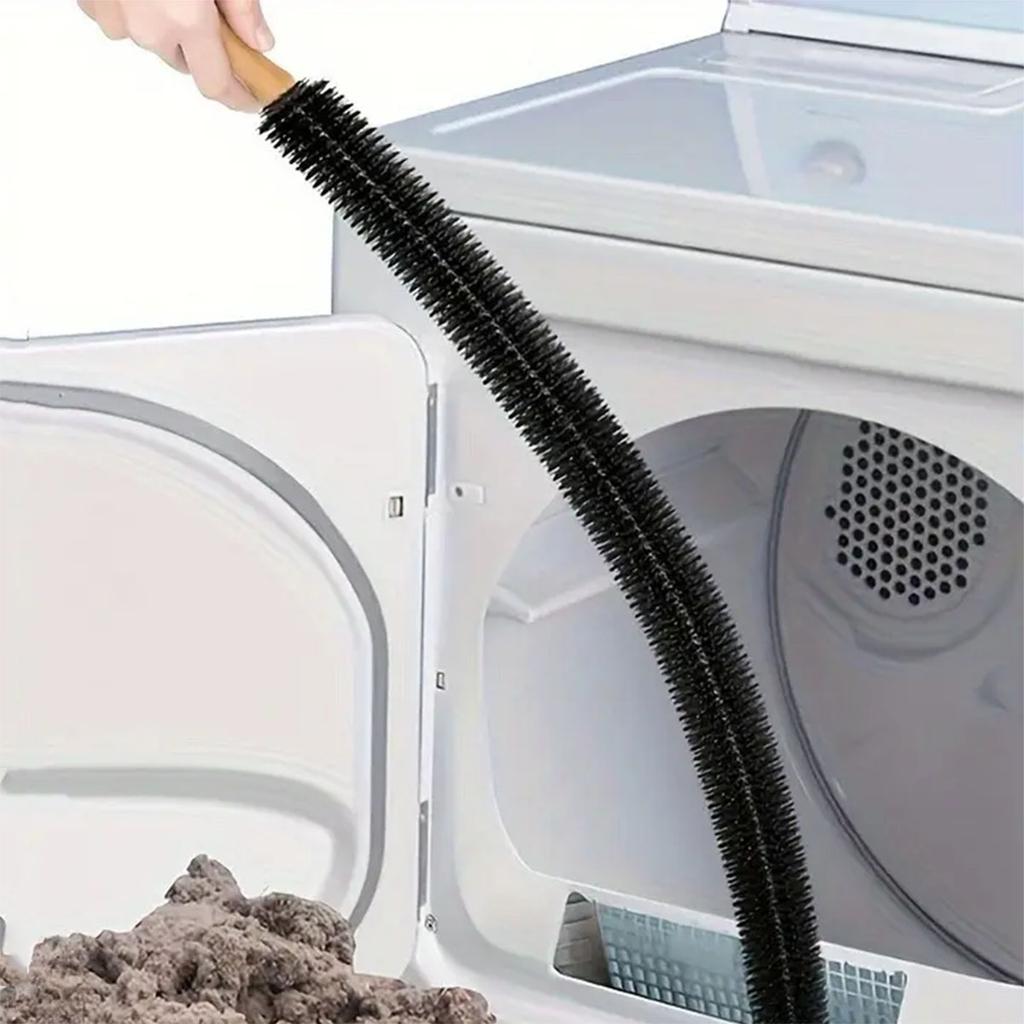 1pc Multi functional dryer vent cleaning kit - flexible cotton brush suitable for vents, radiators, and household appliances