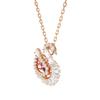 Swarovski Swan Zirconia Necklace Unisex Necklace Red 5732413
