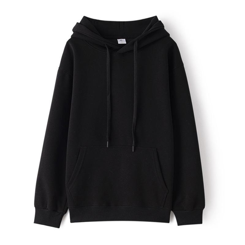 Unisex Baumwolle Plus Samt Kapuzenpullover - Herbst/Winter Locker sitzender Hoodie für Paare