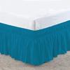 Twin/Full/Queen/King Size Bed Skirt Dust Ruffle Fit Bedspread Double Bed Skirt Adjustable Elastic Belt 40cm Height Jupe De Lit