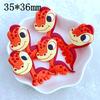 10pcs New Cute Cartoon Little Dinosaur Series PVC Flexible Glue Flat Back DIY Scrapbook Embellishment Phone Craft Decoration