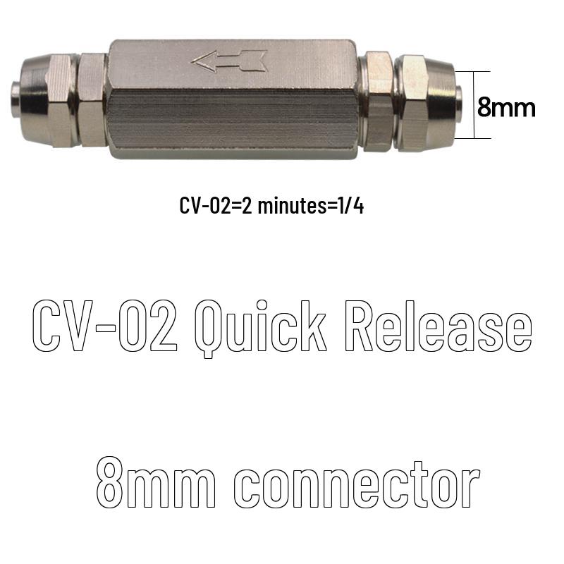 Pneumatic Air Compressor Check Valve Connector for Gas Backflow Prevention