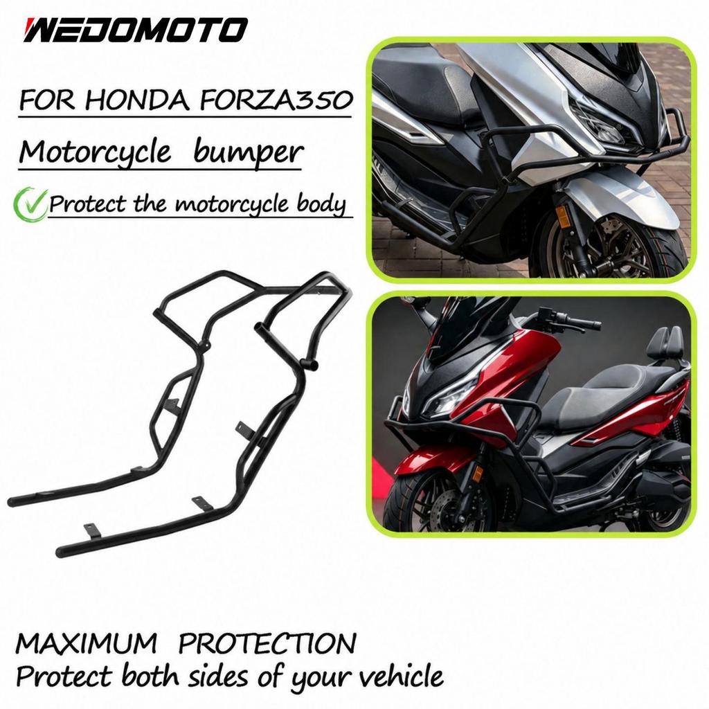 Honda FORZA 350 (18-26) Modified Crash Bumper Bars Anti-Fall Protection.
