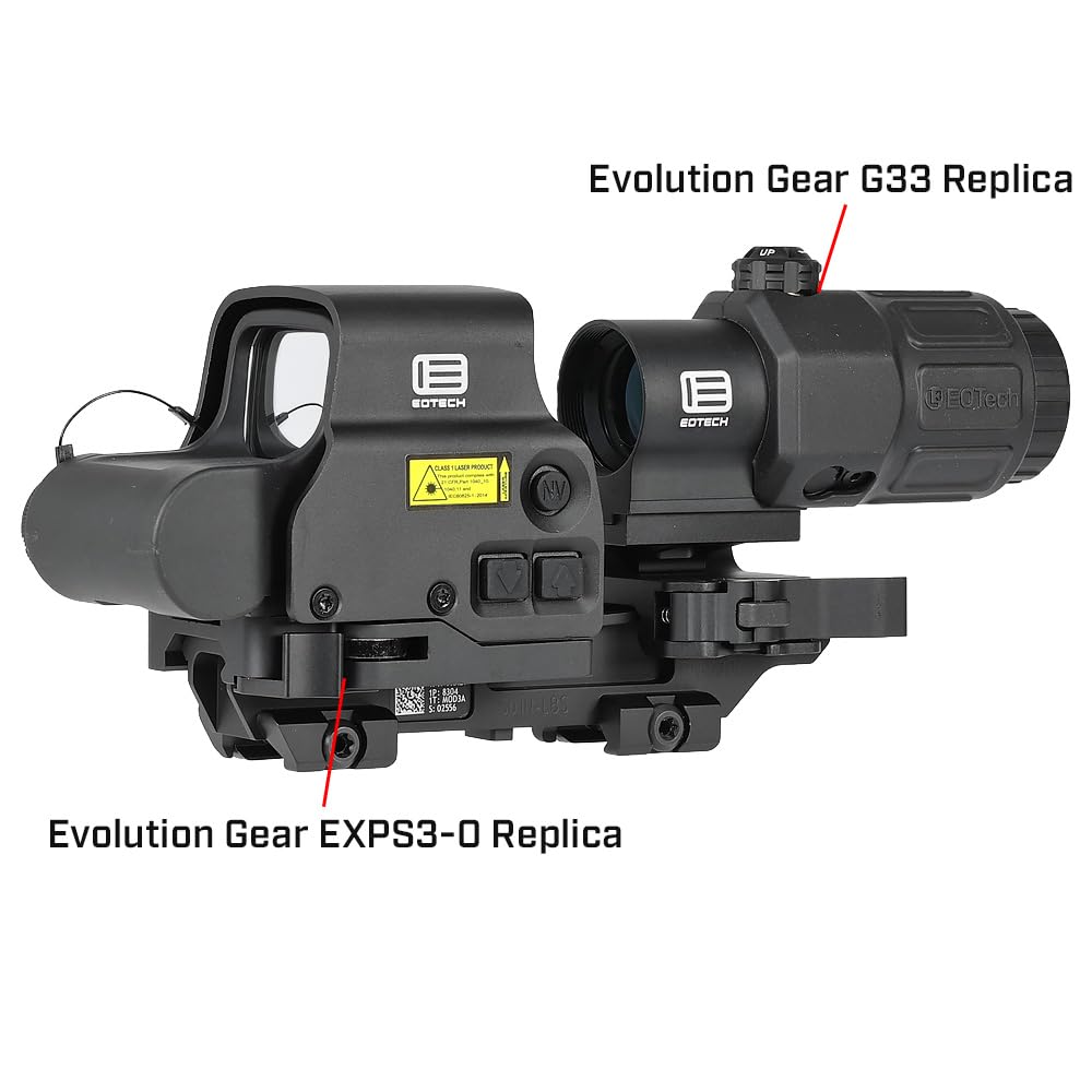 Ryohin Takehin Evolution Gear 20mm Rail Compatible Railscales Monolift Riser Mount Replica 7075 Aluminum Alloy with Hard Anodized Finish
