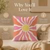 Art Abstract geometric Cushion Cover Double-Sided Printed Pillow Cover Hypoallergenic Dust-Mite Proof