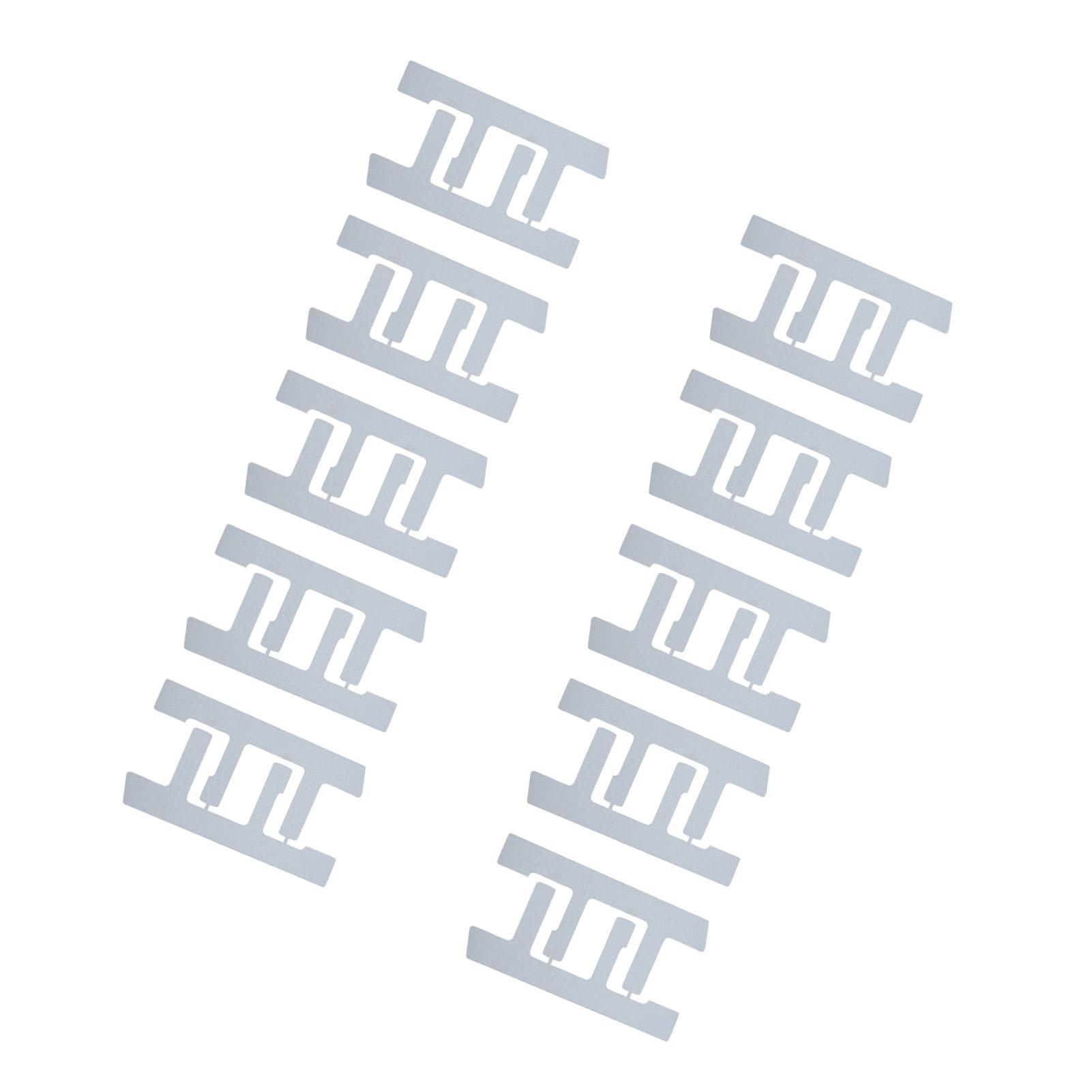 

10 шт. Поддержка коробки выключателя Электрическая коробка F-клипсы Монтажные ленты для коробки Свободная фиксация розетки Для использования с коробками с гипсовыми ушками