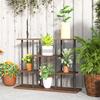 Four-Tier Wooden Shelf Plant Stand