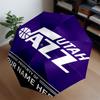 Jazz Basketball Team Umbrella 8-Frame for Travel, Camping, Casual Lightweight Portable Umbrella, Essential for Every Family Holidays Gift