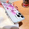 Purple Pink Roses Lucency Phone Case for IPhone 14 15 16 13 12 11 17 Pro Max 12 13 Mini Soft Cover