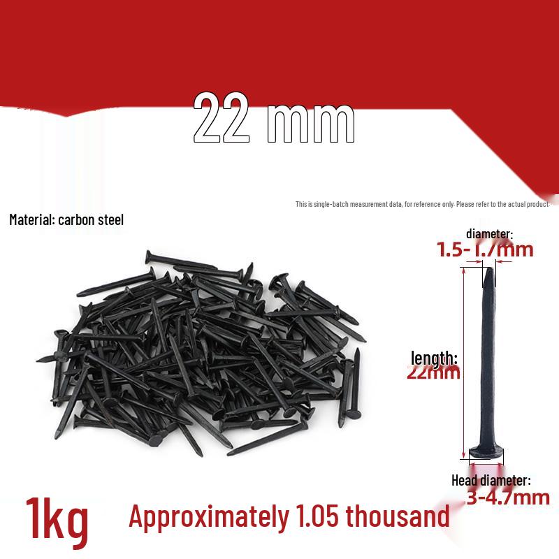 Spikeschuh Reparatur Nägel: Extrafeines Schwarzeisen für Lederschuhe