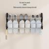 Wall-Mounted Hole-Free Shoe Rack: Simple, No-Installation, Multi-Layer Storage for Bathroom or Door