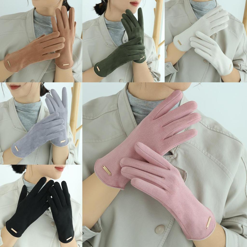 Warme Winterhandschuhe für Damen mit Touchscreen für Outdoor-Radfahren und Autofahren