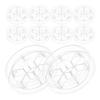 20Pcs Spool Storage Tray Yarn Sewing Spools Embroidery Thread Holder Stitching Empty Winding Plastic Sewing Thread Spools