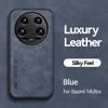 For Xiaomi 14 Ultra Case Xiaomi Mi 14 Ultra Capas Leather Silicone Protect Funda Xiaomi14 Mi 14 Ultra Car Magnetic Holder Cover