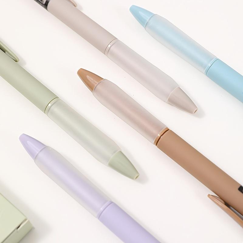 5 Stück einfacher Stil 0,5 mm Neutralstift Studentenlernen Schreiben Gelstift Schule Kulturartikel Geschenk Sanftes Schreiben (Schwarze Tinte)