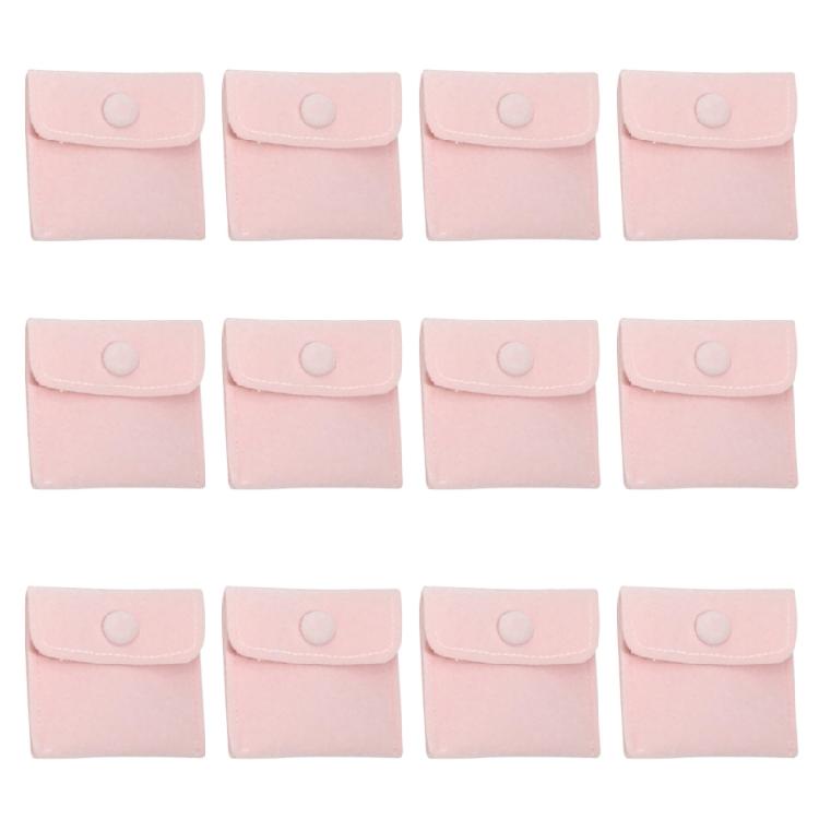 Packung mit 12 weichen und robusten Flanell-Schmuckbeuteln Flanell-Schmuckaufbewahrungsbeutel für elegante Aufbewahrungs- und Präsentationsbedürfnisse