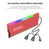 COOLMOON RAM Heatsink Radiator 5V 3PIN ARGB PC Memory Cooling Vest Heat Sink Cooler for DDR3 DDR4 DDR5 Desktop PC Ram Memory