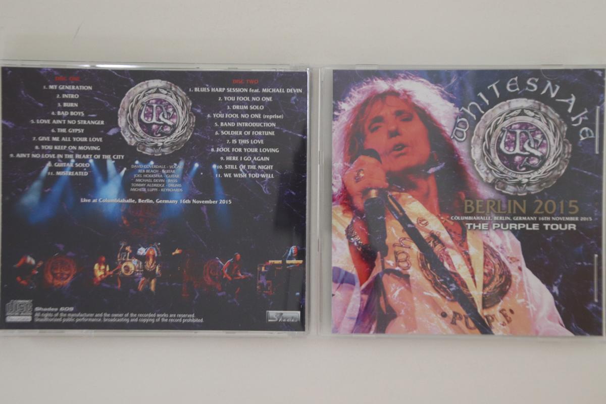 

CD WHITESNAKE - Берлин 2015 SHADES609 SHADES Япония Металл Б/У