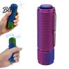 Stress Relief Gadget 3D Printed Spiky Fidget Toy with Ball Chain Gripper Sensory Portable Spinner & Clicker Travel Massage Stick Pain Stimming Tool