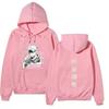 Jujutsu Kaisen Gojo Satoru Hoodie Double Sided Fleece Sweatshirt Front Back Japanese Kanji Manga Anime Pullover