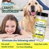 Maebho Teppich-Deodorierpulver, Zitronenduft Haustiergeruchsneutralisierer für Teppich, Läufer, Sofa, Entfernt Haustiergeruch, Haare, Schweiß- & Schimmelgerüche