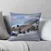 Airbus A380 Take-Off Square Pillowcase Polyester Linen Velvet Printed Zip Decor Throw Pillow Case Sofa Seater Cushion Cover