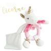 DOUDOU ET COMPAGNIE Lucie La Licorne - Hochet Avec Doudou