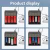 Efficient 4 Slot Battery Charger 4-Channel Charging Adapter For 18650 26650 21700 And Other Lithium Rechargeables