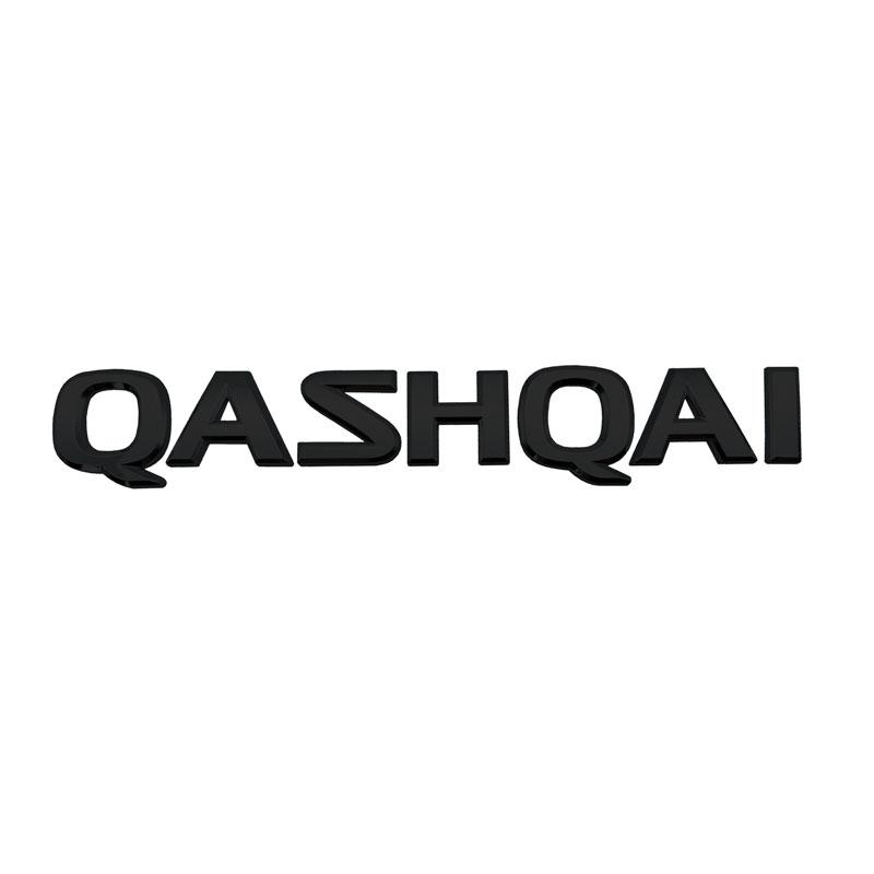 New 3D Car Styling ABS Plastic Car Sticker QASHQAI Letter Logo Car Rear Trunk Body Emblem Sticker Auto Accessories