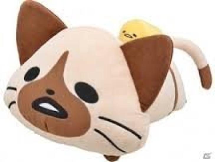 Gudetama x Monster Hunter Ailou Mega Jumbo Gudetama Ailou Plush Ver.2