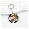 Chelsea AC Milan Barcelona Messi Real Madrid Ronaldo Football Keychain Turning Fan Pendant Blind Box Gift
