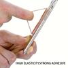 Universal Phone Back Sticker Finger Strap - Elastic Design + ABS Grip, Anti-Drop Phone Holder