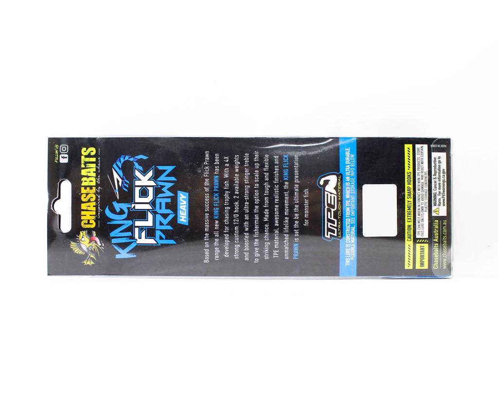 Chasebaits Flick Prawn King Heavy 180 Mm 71 Grams Sinking Lure 02 (6178)