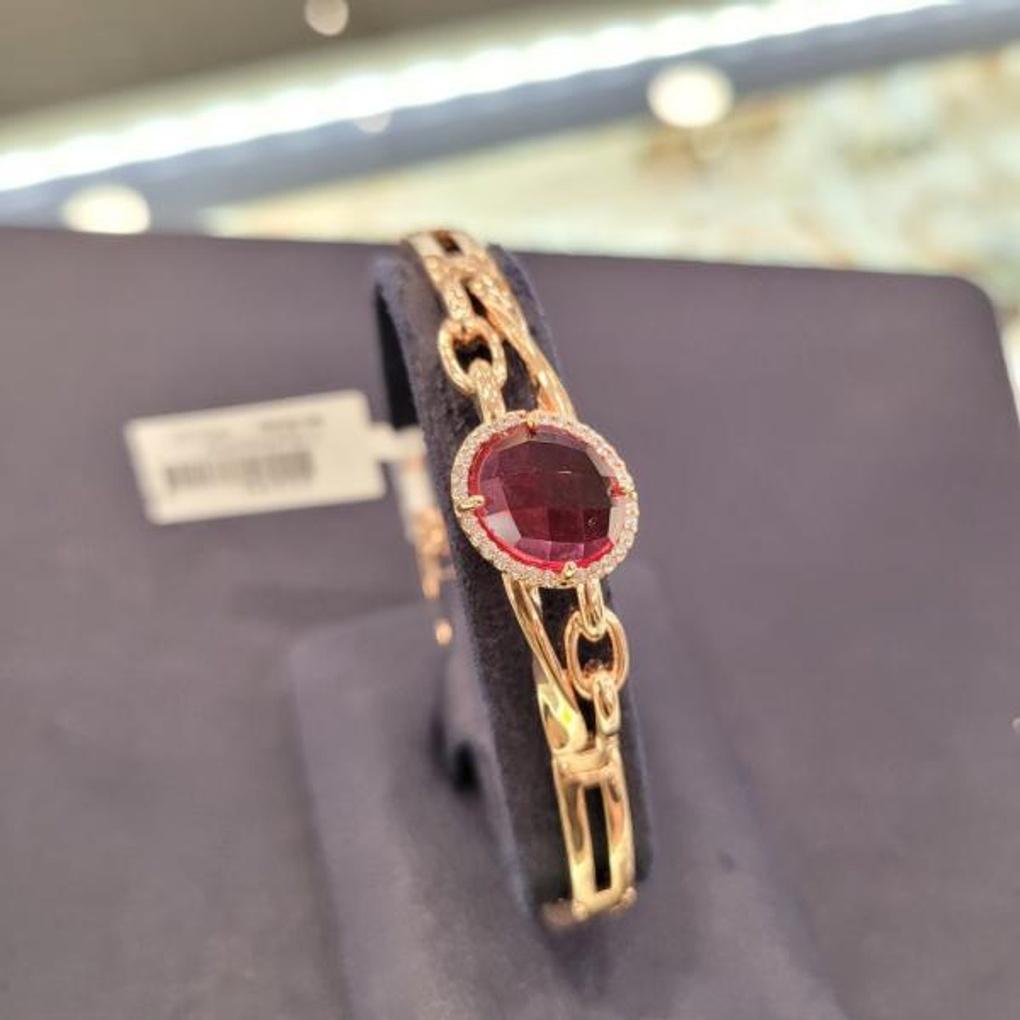 Atria Crystal Red Oval B Bracelet JTOBAFR0047PKF