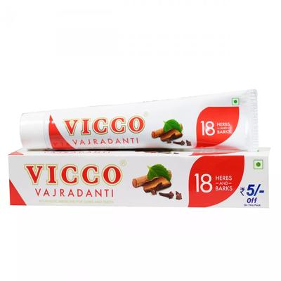 Ayurvedische Zahnpasta Vajradanti (100 G), Vajradanti Ayurveda-Paste, Vicco