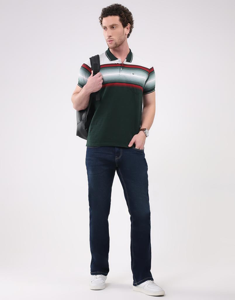 Monte Carlo Men's Collar Half Sleeve T-Shirt