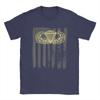 Army Parachute Wings Badge and US Flag Airborne T Shirt Short Sleeves Vintage Tops Summer 100 Cotton Oversize Tees