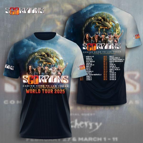 

Classic Scorpions Rock T-Shirt 3D Print Men/Women Hip Hop Trend Short Sleeve T shirt Summer Oversized Street Youth Tops S
