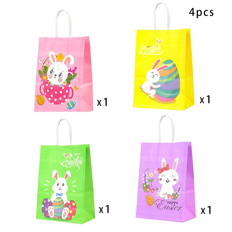 Happy Easter Disposable Tableware Cartoon Rabbit Bunny Shaped Plate Cup Birthday Party Baby Shower Decoration Kids Easter Favor