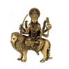 Brass Goddess Durga Maa Statue | 4" Maa Durga Idol Figurine Perfect for Worship and Blessings Gifting Purpose Sculpture