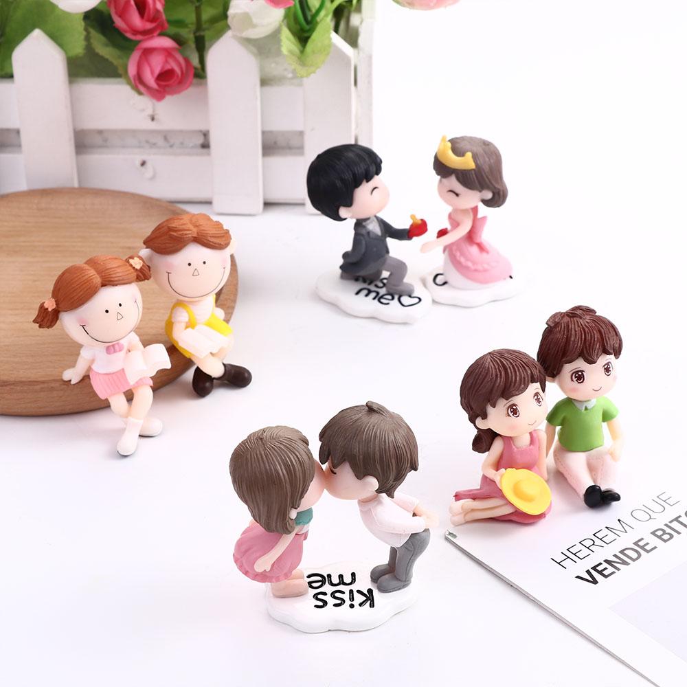 Ornament Center Console Girls Gifts Cartoon Couples Car Ornaments Car Decoration Action Figure